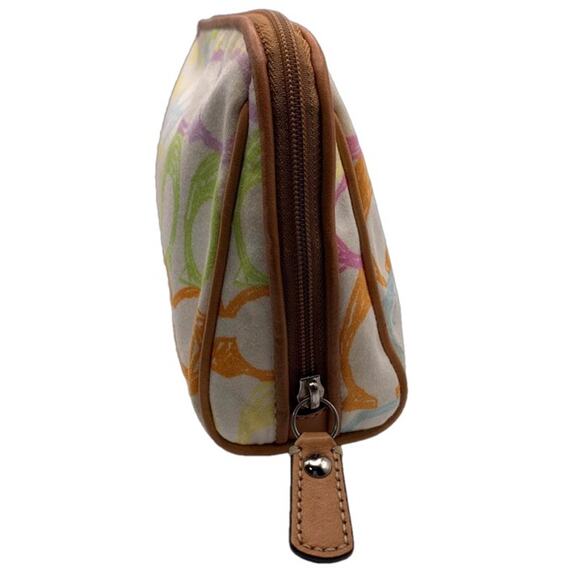 COACH Crayon Scribble Signature Make up Bag Cosmetic Case - Picture 3 of 8